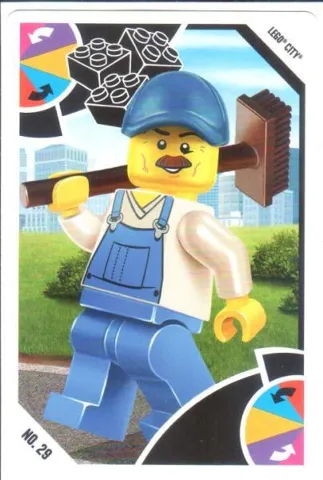 Toys "R" Us Trading Card Various Themes - No. 29 - City - Müllmann / Garbage Man