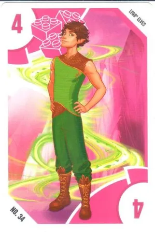 Toys "R" Us Trading Card Various Themes - No. 34 - Elves - 4 Farran