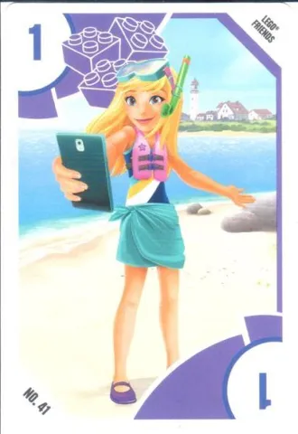 Toys "R" Us Trading Card Various Themes - No. 41 - Friends - 1 Stephanie