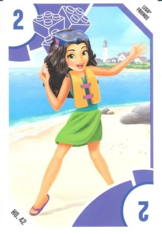 Toys "R" Us Trading Card Various Themes - No. 42 - Friends - 2 Emma