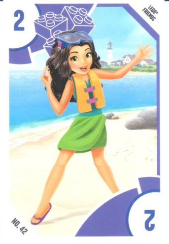 Toys "R" Us Trading Card Various Themes - No. 42 - Friends - 2 Emma