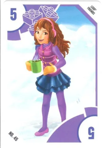 Toys "R" Us Trading Card Various Themes - No. 45 - Friends - 5 Olivia