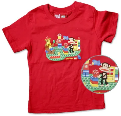 T-Shirt, Paul Frank Small Paul Kids' LEGO Playtime