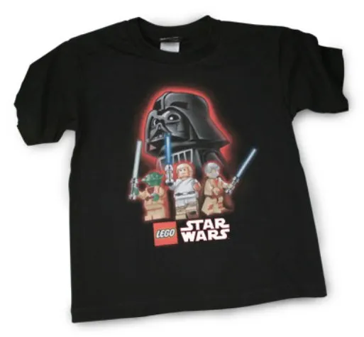 T-Shirt, SW LEGO Star Wars Yoda, Luke, Ben and Vader - Action Lineup