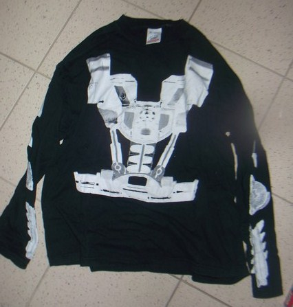 T-Shirt, Bionicle Long Sleeve, Mechanical Pattern