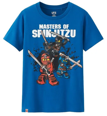 T-Shirt, UNIQLO Boys, NINJAGO Masters of Spinjitzu, Kai, Jay and Cole