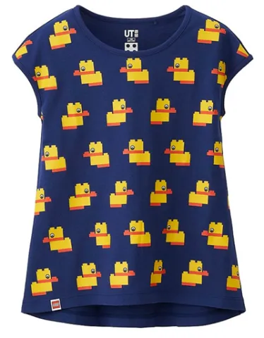 T-Shirt, UNIQLO Girls, Ducks