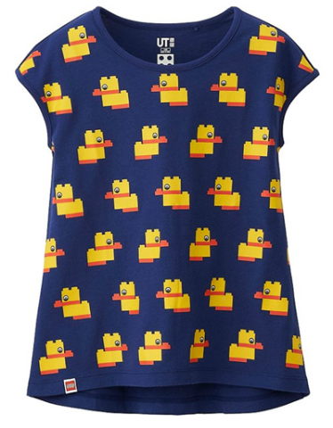 T-Shirt, UNIQLO Girls, Ducks