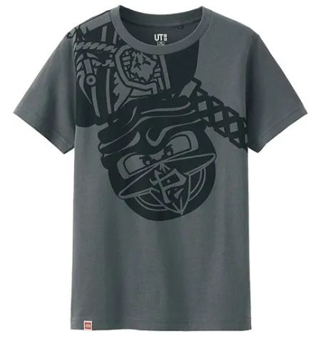 T-Shirt, UNIQLO Boys, NINJAGO Black Ninja Cole