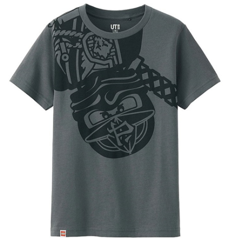 T-Shirt, UNIQLO Boys, NINJAGO Black Ninja Cole