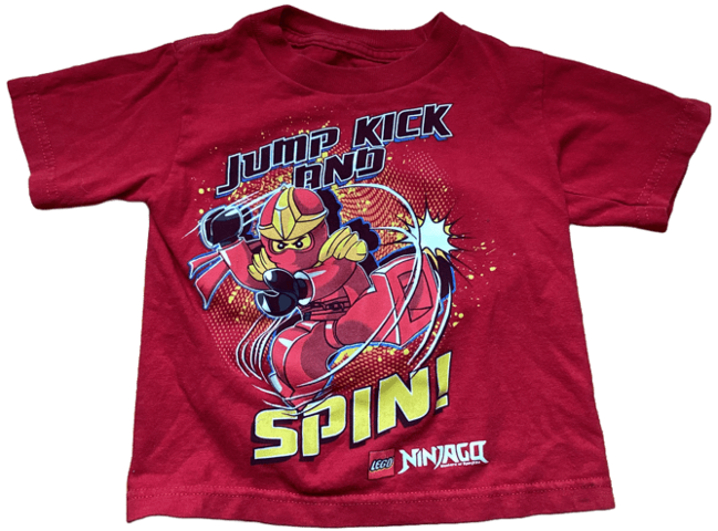 T-Shirt, NINJAGO Kai, Jump Kick and Spin! (Glow in the Dark)