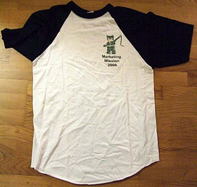 T-Shirt, Batman Catwoman Marketing Mission 2006 Promotion