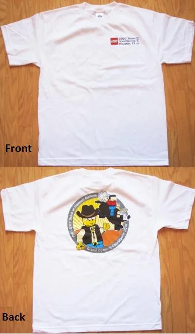 T-Shirt, Lego Store Grand Opening Limited Edition, Houston Galleria, Houston, TX