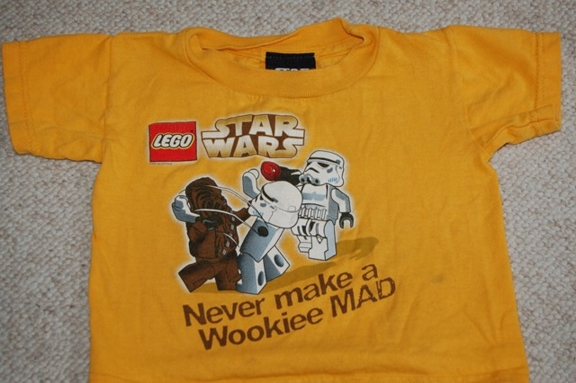 T-Shirt, SW LEGO Star Wars Never Make a Wookiee MAD
