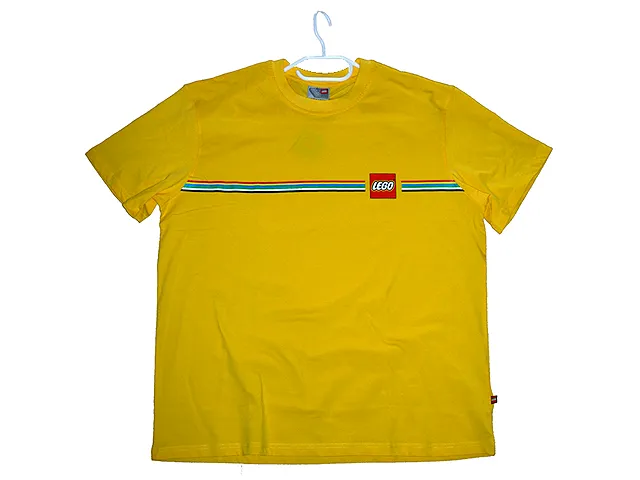 T-Shirt, LEGO Logo and Horizontal Multicolor Stripes