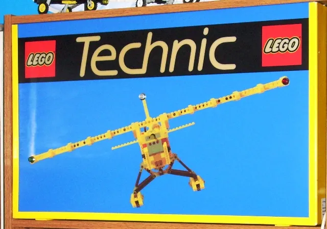 Display Sign Large Lighted, Motorized - Technic 8855 Prop Plane