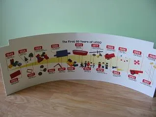 Display Sign Informational, The First 50 Years of LEGO