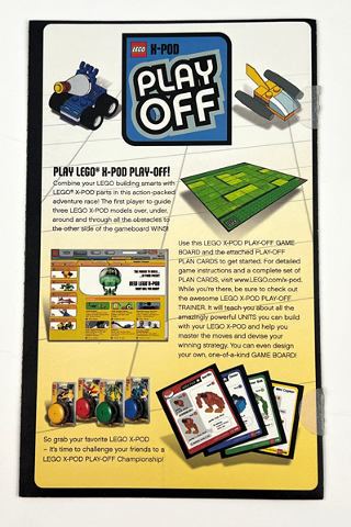 X-Pod Play Off Game Board - Green with 8 Game Cards