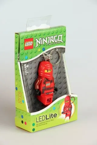Mini Torch Minifigure Flashlight Key Chain NINJAGO Kai (LEDLite)