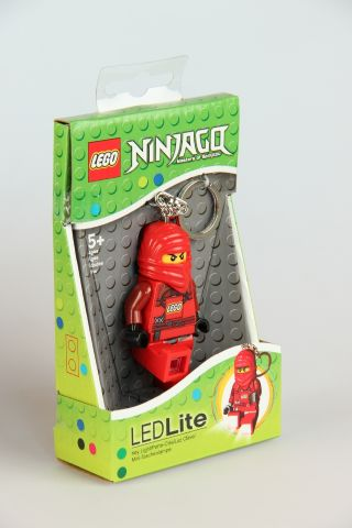 Mini Torch Minifigure Flashlight Key Chain NINJAGO Kai (LEDLite)
