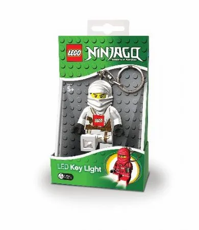 Mini Torch Minifigure Flashlight Key Chain NINJAGO Zane