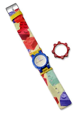 Watch Set, LEGO Brick Print Fabric