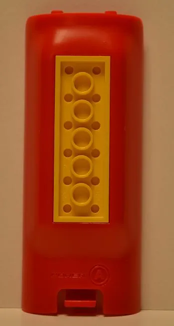 Remote Unit Battery Cover for LEGO Play and Build Remote for Nintendo Wii - With 2 x 6 Plate