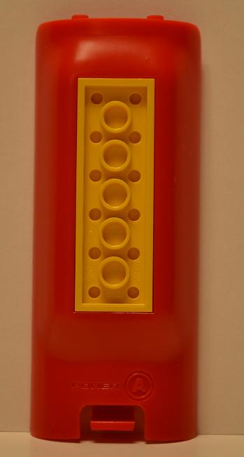 Remote Unit Battery Cover for LEGO Play and Build Remote for Nintendo Wii - With 2 x 6 Plate