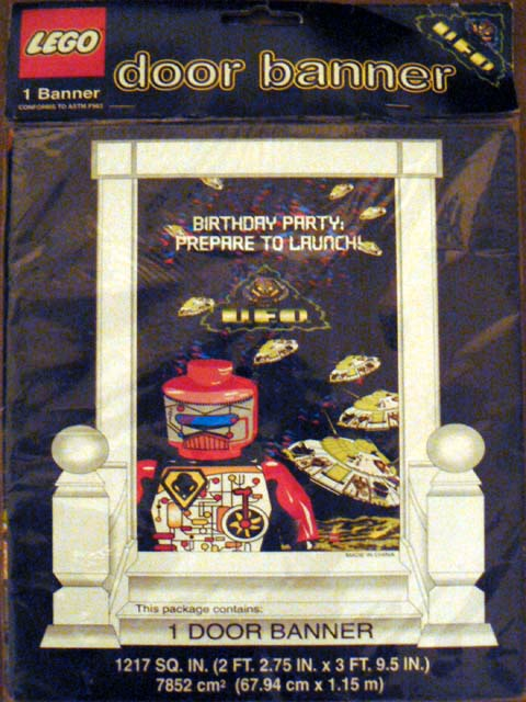 Party Door Banner, 'Birthday Party: Prepare to Launch!' U.F.O.