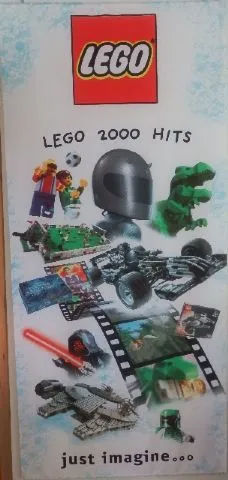 Display Flag Cloth, LEGO 2000 Hits (X-mas year 2000)