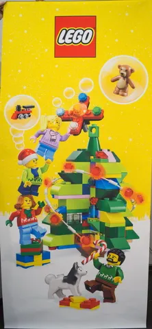 Display Flag Cloth, Christmas Large, Double-Sided