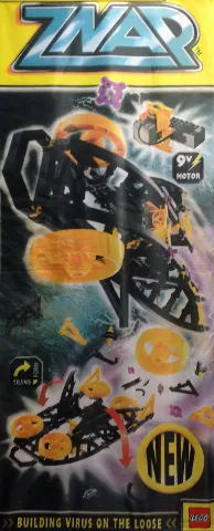 Display Flag Cloth, Znap - Building Virus on the Loose (shows Set 3571)