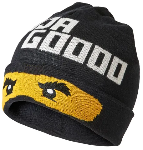 Hat, Knit Cap Ninjago 'NINJA GOOOO' Pattern, Boys (Ace 710)