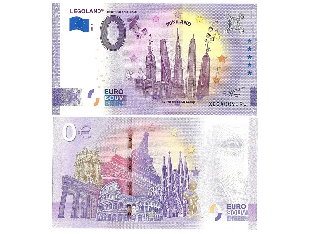 Banknote, 0 Euro LEGOLAND Deutschland Resort - Miniland Pattern (2020 Edition)