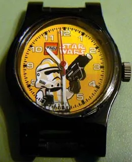 Watch Part, Case Analog, Star Wars - Clone Trooper Ep. 3, White Hour and Minute Hands, Red Second Hand