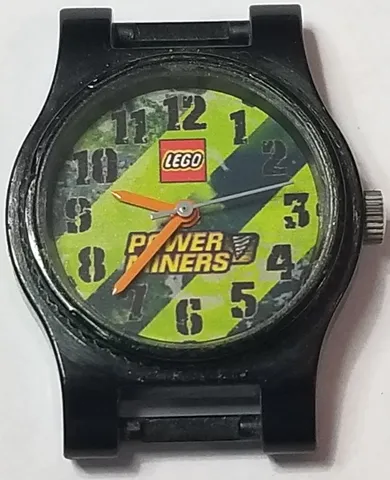 Watch Part, Case Analog, Power Miners - Orange Hour and Minute Hands, Silver Second Hand