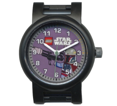 Watch Part, Case Analog, Star Wars - Boba Fett, White Hour and Minute Hands, Sand Green Second Hand, Sand Purple Background