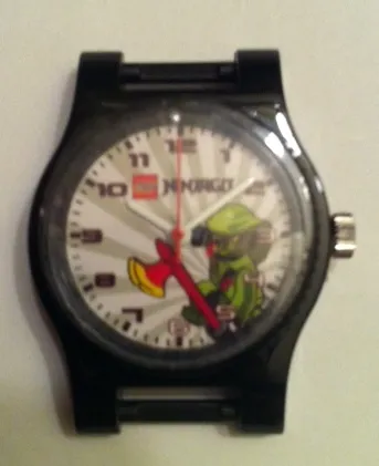 Watch Part, Case Analog, NINJAGO - Lasha, White Hour and Minute Hands, Red Second Hand