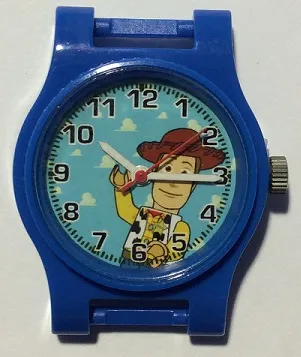 Watch Part, Case Analog, Toy Story - Woody, White Hour and Minute Hands, Red Second Hand