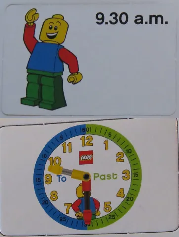 Flash Card, Cardboard, Time Teacher, Boy 9.30 a.m.