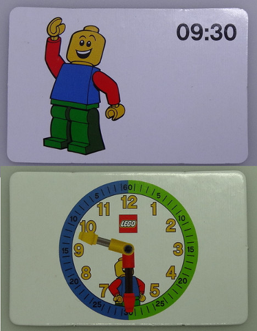 Flash Card, Cardboard, Time Teacher, Boy 09:30