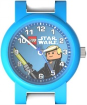 Watch Part, Case Analog, Star Wars - Luke Skywalker on Right, White Hour and Minute Hands, Blue Second Hand with Rebel Alliance Symbol