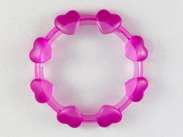 Watch Part, Case Attachment - Bezel Ring with Hearts