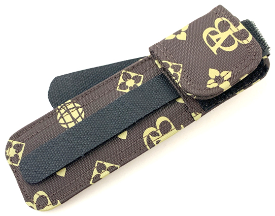 Watch Part, Band - Velcro Wide with Black Strap and Coin Pocket with Beams Boy Pattern