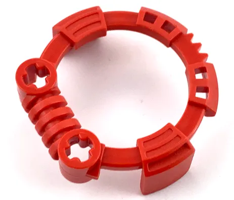 Watch Part, Case Attachment - Bezel Ring with Axle Holes and Side Clips (10mm Long)