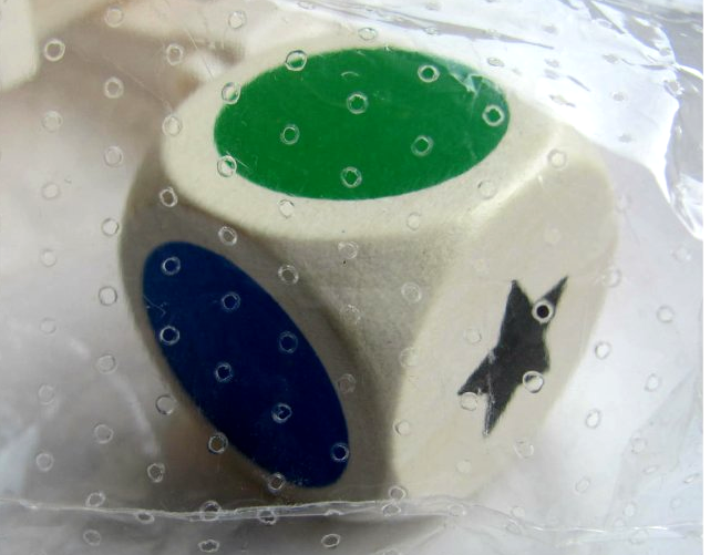 Die, 6 Sides with Set 9040 Learning Games Pattern