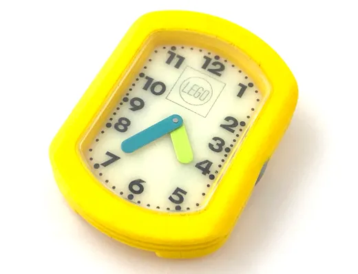 Watch Part, Case Analog - Brick 1 x 1, Medium Lime Hour Hand, Light Turquoise Minute Hand, Narrow
