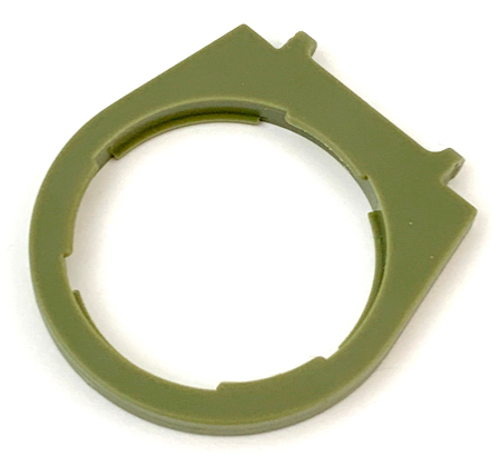 Watch Part, Bezel Attachment - Magnifying Lens Holder with Reinforced Clips