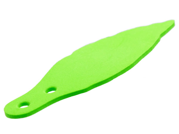 Pencil Accent Belville, Bright Green Foam Leaf