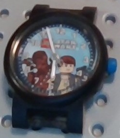 Watch Part, Case Analog, Star Wars - Han Solo and Chewbacca, White Hour and Minute Hands, Silver Second Hand